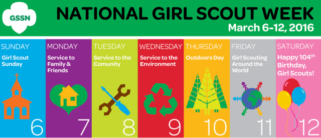 Girl Scout Week 2016